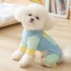 Summer dog clothes Teddy than bear sun protection cooling color matching four-legged out clothes medium and small dog pet dog clothes