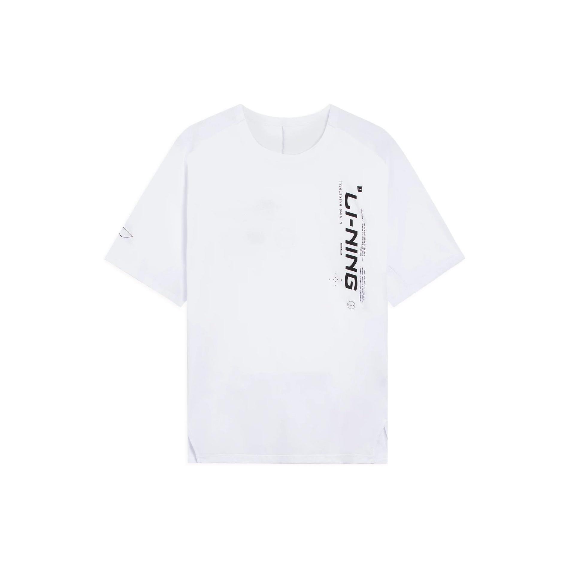 Li-Ning Hoops Graphic T-shirt White Men s ATSS363-3 L
