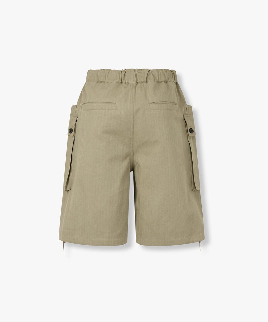 STUDIO TOMBOY [Men] Herringbone Cargo Shorts_Beige 9156231115