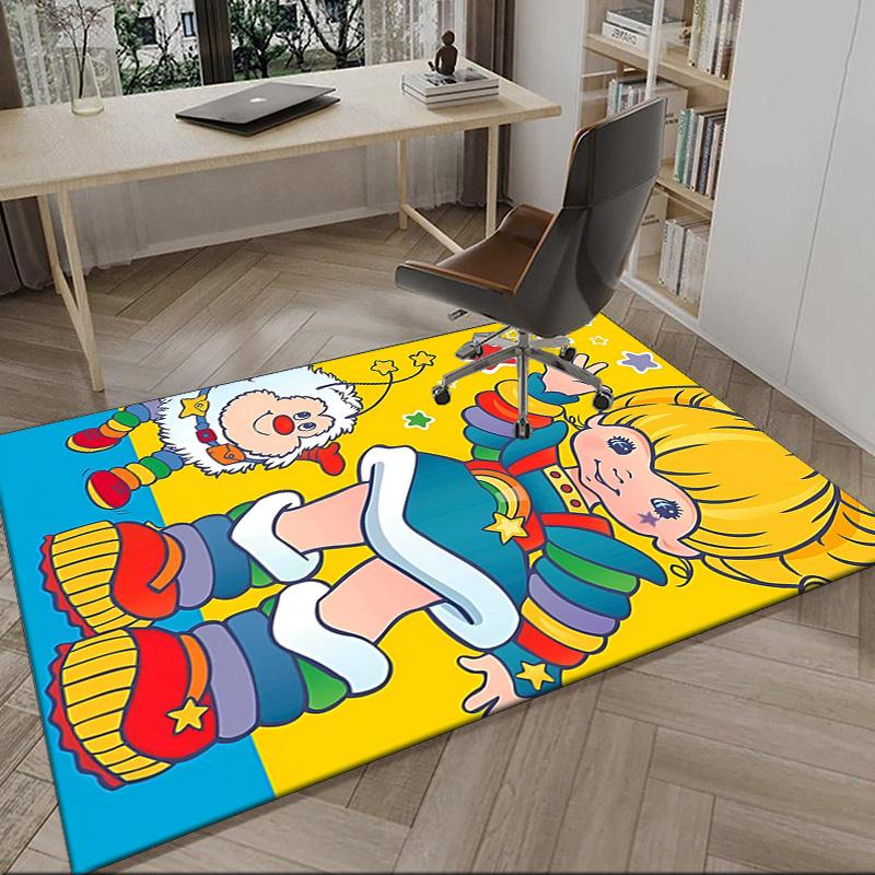 Rainbow Adventure Carpet, Kitchen Rugs, Yoga Mat, Non-Slip Mats, Rug for Bathroom, Living Room bedroom, Camping Rugs Christmas Gift