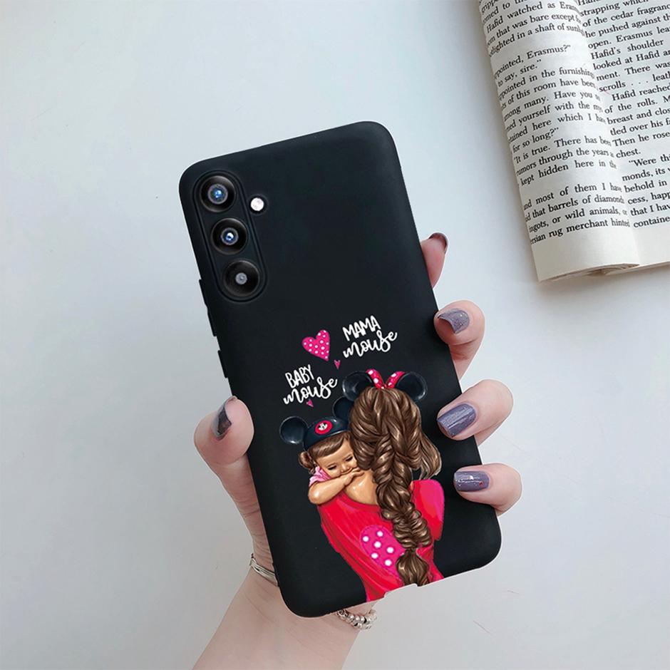 Cover Case For Samsung A34 5G Phone Shell On Samsung Galaxy A54 5G Back Cover Girl Silicone Soft Casing Shockproof Bumper Fundas