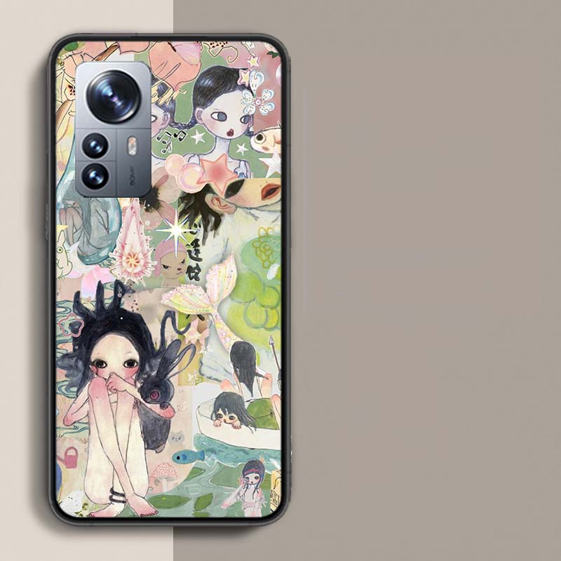 Aya Takano Paintings Phone Case For Redmi Note 13 Pro Plus 14 Pro+ 12S 12 11S 11T 11E 11 10S 10 9S 9 Xiaomi Capa TPU