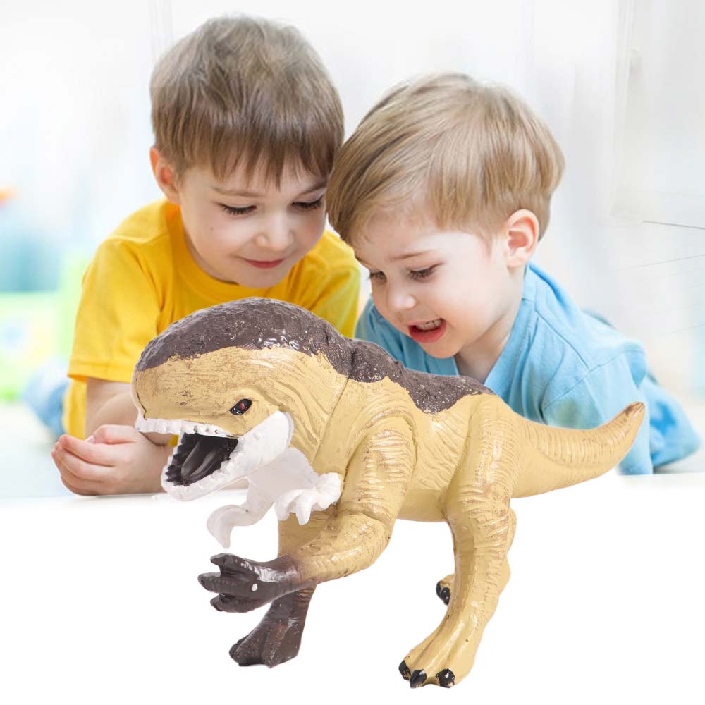 Handmad Simulation Dinosaur Figures Resin Jurassic Dinosaur Miniatures Figurine  Desktop Decorative
