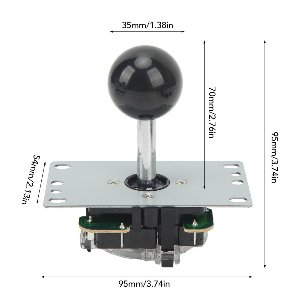 USB Controller Computer Rocker Oval   Joysticks with Control Chip for NaARCADE Game