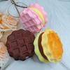 Squishy Simulated Layered Sandwich Cake Squeeze Toy Soft Stress Relief Slow Rising Sensory Fidget Anxiety Gifts for Kids Adults