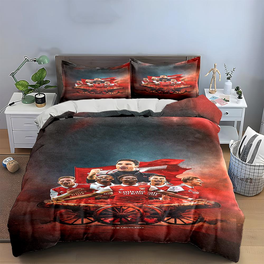"""Voetbalteam Beddengoed Set" Beddengoed set""" (1 dekbedovertrek, 2 kussenslopen, dekbed niet inbegrepen)