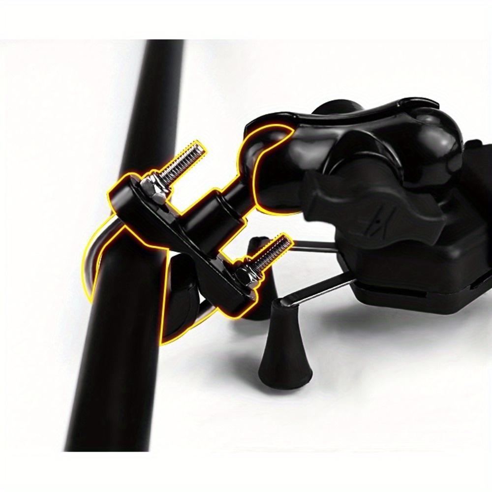 Motorcycle Fine Tube Ball Head Rearview Mirror Fixed Ball Head Mobile Phone Stand Handlebar U-lock Handlebar Modified Parts