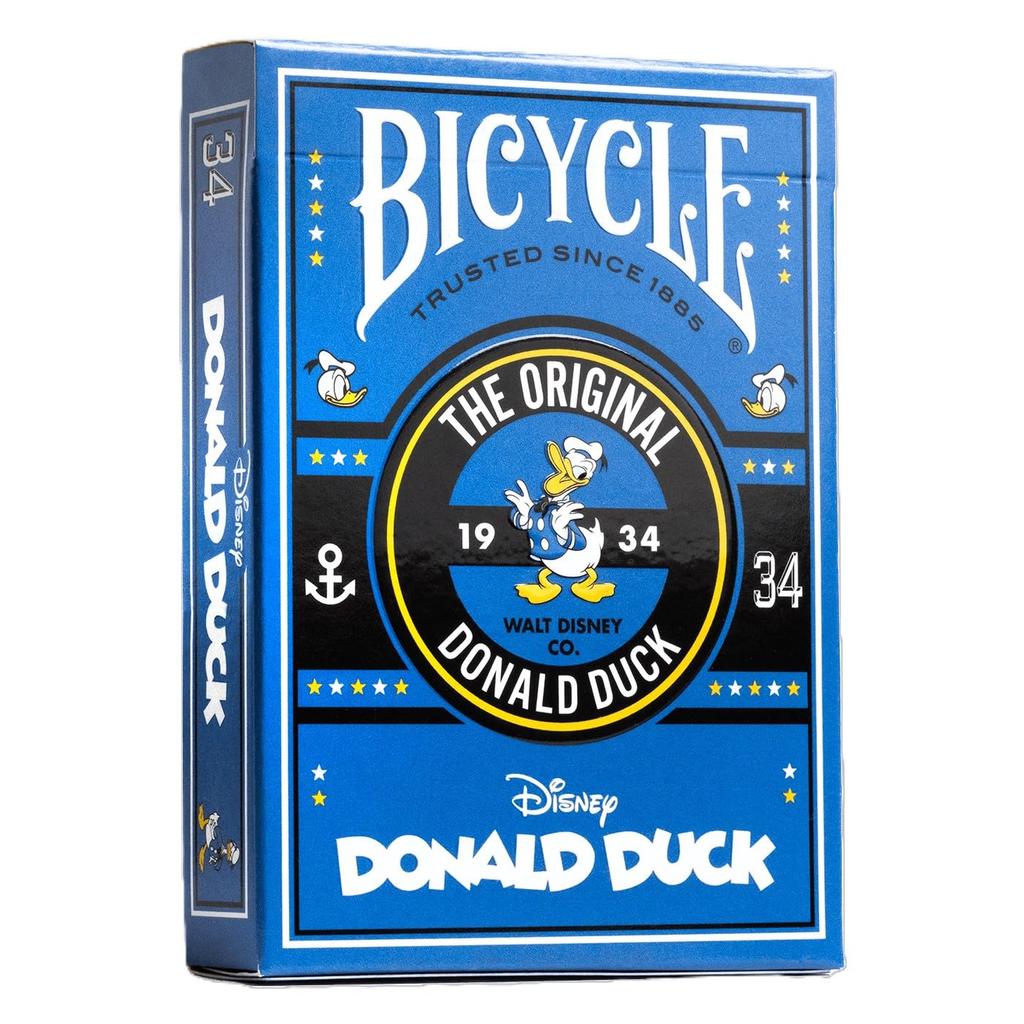 Tenyo Disney Bicycle Playing Donald Poker Size X Ages 6 and Up Cards, Duck, (6.3cm 8.8cm),