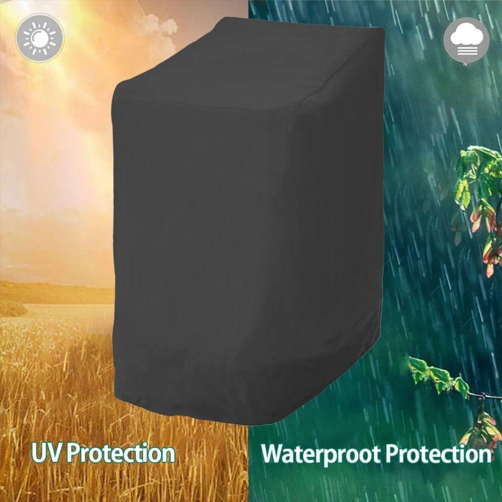 Antifouling Chair Rain Cover Waterproof Furniture Protector Stacked Chair Dust Cover Garden