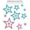 12/24Pcs Star Shape Anti Slip Shower Sticker Adhesive Decal Safety Bathtubs Strips for Bath Tub,Shower Floor,Stair