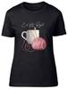 Eat Knit Repeat Womens T-Shirt Knitting Sewing Lover Ladies Gift Tee