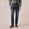 HAZZYS Men's Classic Denim Straight-Leg Jeans