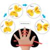 Silicone Swimming Finger Flippers Safe Water Sports Gloves Adjustable Auxiliary Teaching Accessories Swim Training Swimming