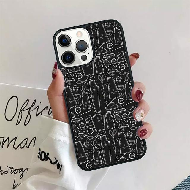 Sewing Scissors Coque Shell For iPhone 17 Air 15 16 14 13 12 Pro Max 11 Pro Max Plus Phone Case Cover