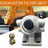 Excavator Accessorie Diesel Grating Filter Hand Pump With Seat Aluminum Excavator Accessory For Volvo R90P EC210