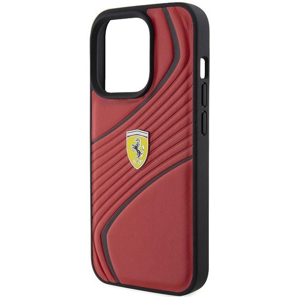 Ferrari FEHCP15LPTWR iPhone 15 Pro 6.1" red hardcase Twist Metal Logo