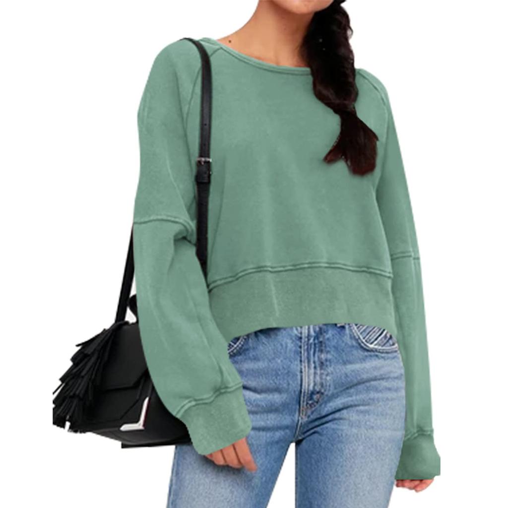 Tops For Women Long Sleeve Pullover Casual Shirts Top