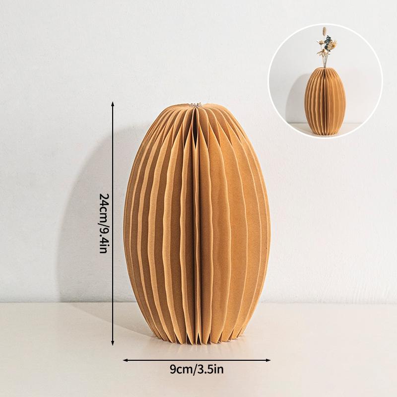 3D Paper Honeycomb Vase 2026 New Year Decoration Reusable Table Centerpieces Red Decorative Vase Wedding Christmas Party Decor