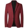 Mens Elegant Leisure Casual Blazers Autumn Fashion Jackets Business Man Blazers Plus Size
