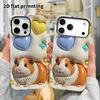 Phone Case: 2D Flat Design Suitable for iPhone 18 17 16 15 14 13 Pro Film Protective Case, Couple Style, Guinea Pig, Christmas and Halloween Gift