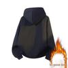 Winter Plus Size Men's Goose Down Hooded Jacket - Casual, Loose, Versatile