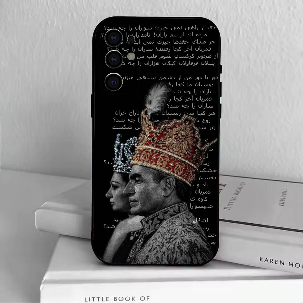 

D-Mohammad Reza Pahlavi Phone Case For Samsung S25,S24,S21,S22,S23,S30,Ultra,S20,Plus,Fe,Lite,Note,10,Black Cover Samsung S21plus