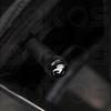 Harrier Tire Valve Cap Dress Up Cool (Harrier, Black)