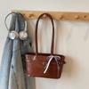 High-end Fashion Tote Small Square Bag Autumn New Simple Casual Shoulder Bag Commuter Armpit Bag
