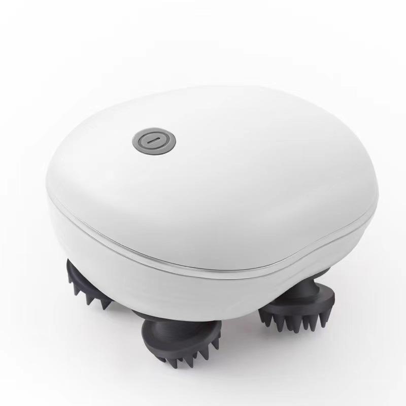 

Міні-електричний масажер Octopus для шкіри голови та тварин з терапією червоним світлом білий