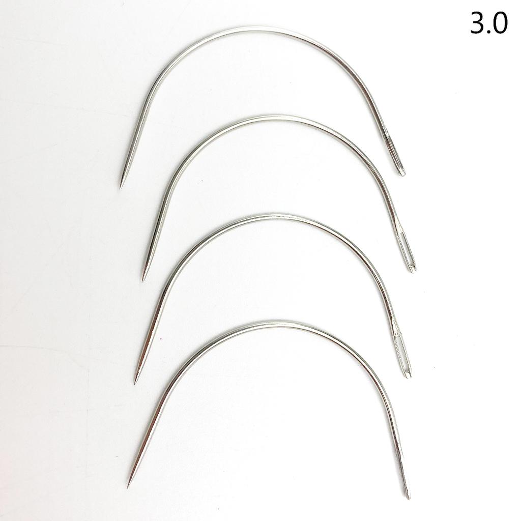 Price C Type Needle Curved Needles Salon Styling Tools Not Rusty Weaving Hair Extension Needles