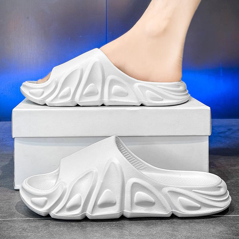 Slippers summer new thick bottom non-slip outer wear slippers casual outdoor beach one-word