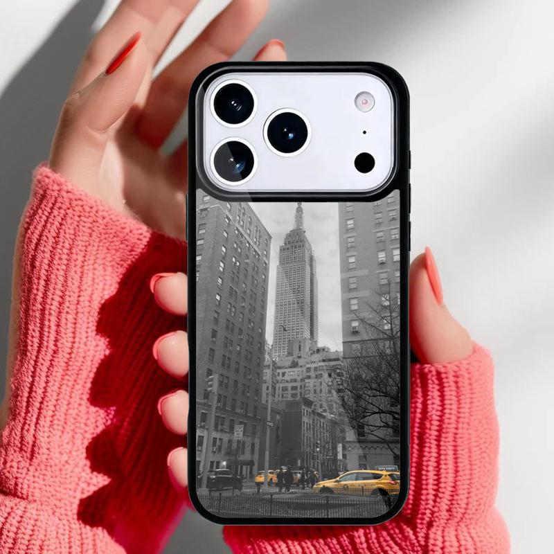 NYC Yellow Taxi Cabs Phone Case for iPhone 17 Air 16e 15 14 13 Pro Max Back Cover for 12 11 Pro Coque