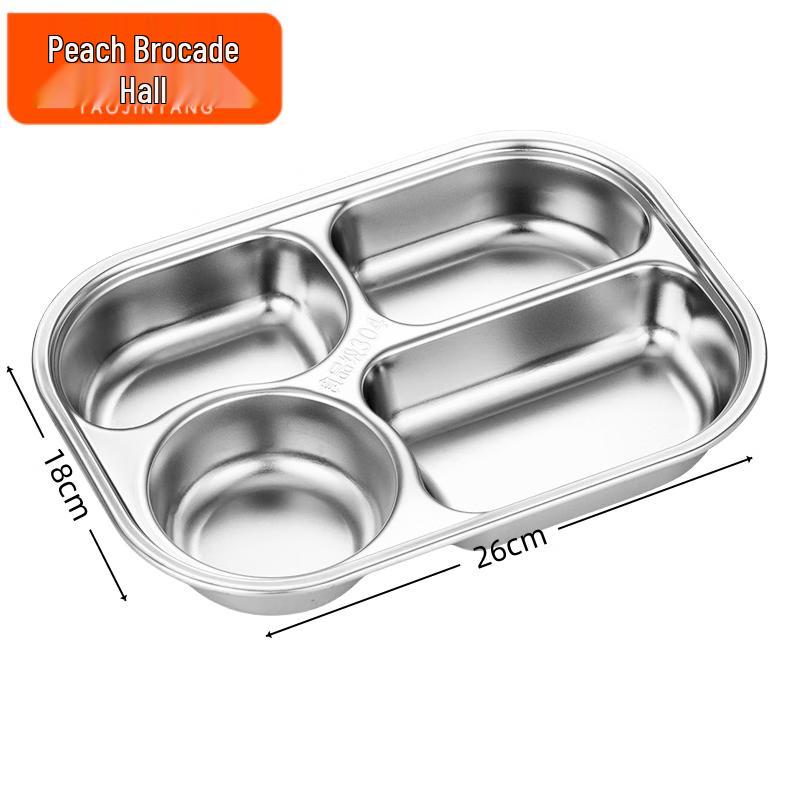Minimalist Stainless Steel Dining Plate