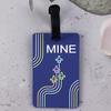 3D Airplane Luggage Tag - PVC Suitcase Identification Card Holder