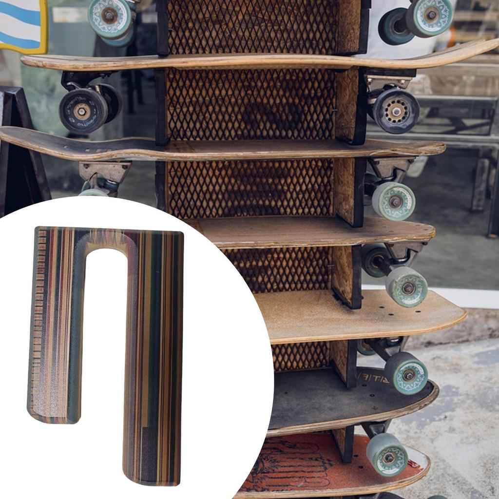 Skateboard Wall Mount Holder Hanger Space Saving Organizer Storage Rack for Home Office