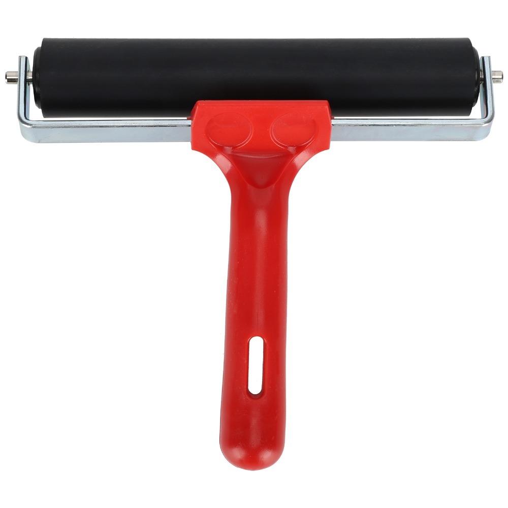 1pcs Anti-Skid Surface Rubber Brayer Roller Ink Applicator Roller For Art Craft Printing
