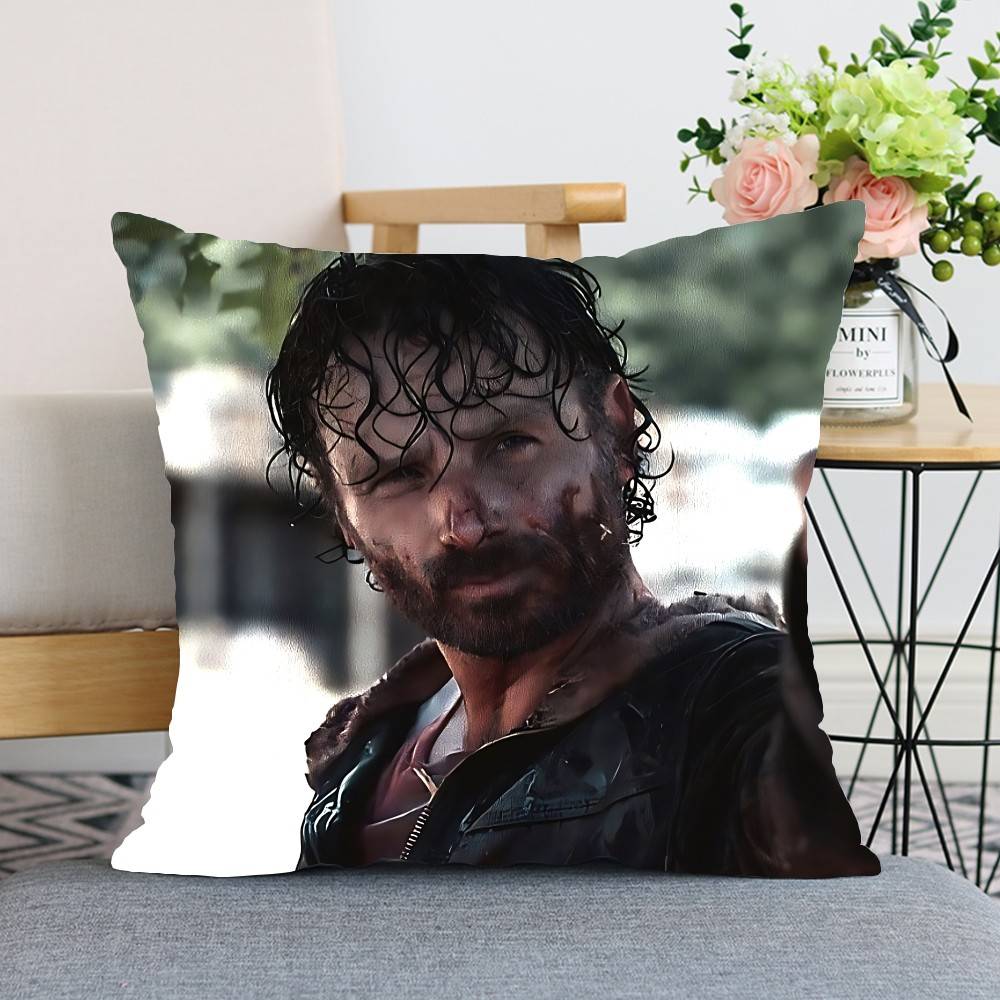 TV VThe Walking Dead Throw Pillow Covers Pattern Cushion Cover Suitable For Sofa Bedroom Car Pillow Cover