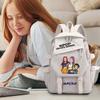 Backpack, Back To School, Cartoon Cute Travel Backpack Print Peripheral Double-shoulder Backpack For Teenagers, Students, Boys And Girls