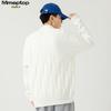MMOPTOP Japanese Style Cable Knit Sweater