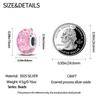 Copper Metal Colorful Series Glass Bead Components Compatible With Authentic Original High Quality Fine Bracelets Do It Yourself High Quality Fine