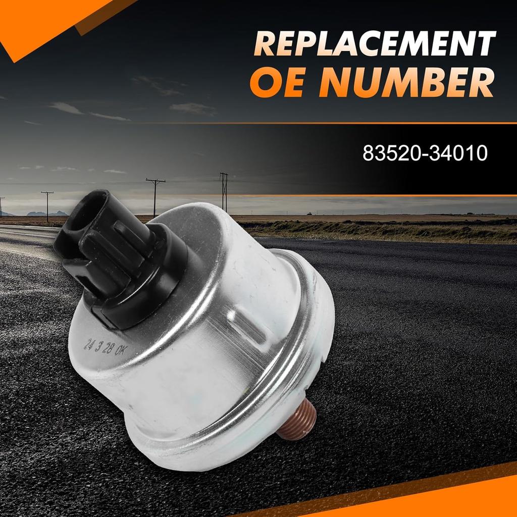 83520-34010 8352034010 Engines Oil Pressure Sending Unit Compatible with Toyota 4Runner Pickup T100 1992 1993 1994 1995 1996 1997 1998