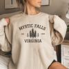 Mikina Mystic Falls Virginia Vampire Fan Svetr Salvatore Brothers Mikina Unisex Mikiny s dlouhým rukávem Volnočasové svetry