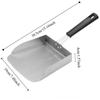 Stainless Steel Food Transfer Spatula Large Size Food Shovel BBQ Spatula  Restaurant