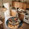Animals,Round Area Rug,Carpet Rug for Living Room Bedroom Sofa Playroom Decor,Non-slip Floor Mat