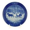 Year Plate 1984 (Showa 59) with Plate Stand, Christmas Plate 1901084 [Parallel Import]