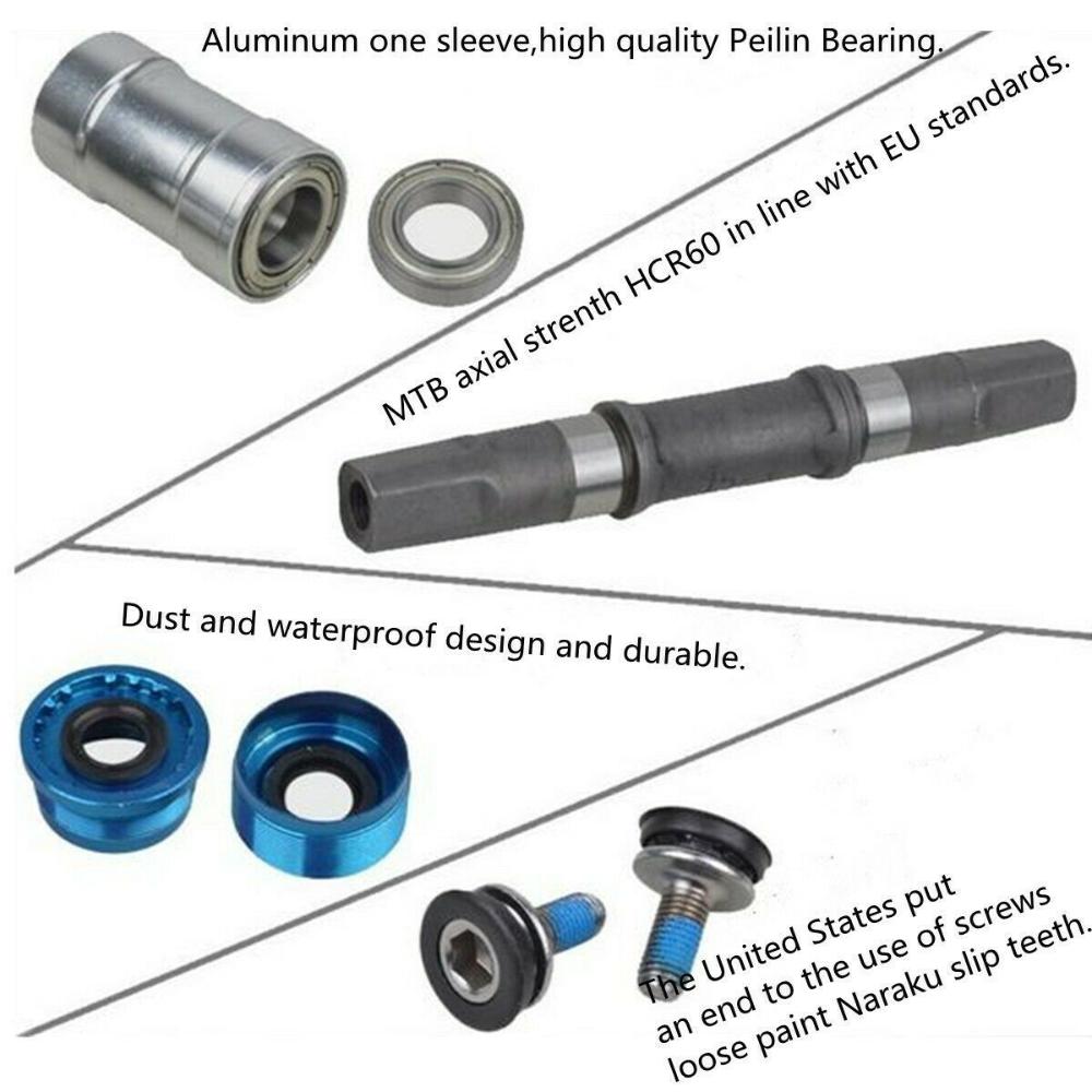 Outdoor Sports Road Mountain Bike MTB Bearing Bottom Brackets Bicycle Axle Sealed Cartridge