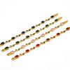 French retro style branches and leaves colored gold bracelet oval vine curve niche light luxury commuter hand jewelry