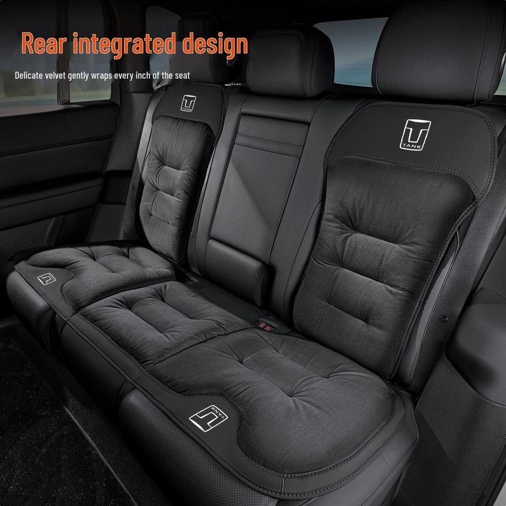 Winter Flannel Warm Car Seat Cushions for Tank Cars - Sizes 300/400/500/700