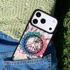 Hippy Hippie Psychedelic Art Peace phone case cover Compatible with for IPhone 17air 16e 15 14 13 12 11Pro Max 17 Air