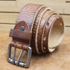 New Italian Imported Thickened Top Layer Cowhide Belt, Genuine Leather Pin Buckle Korean Version Versatile Men's Jeans Belt